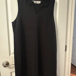 Vineyard Vines Black Sleeveless Sheath Dress